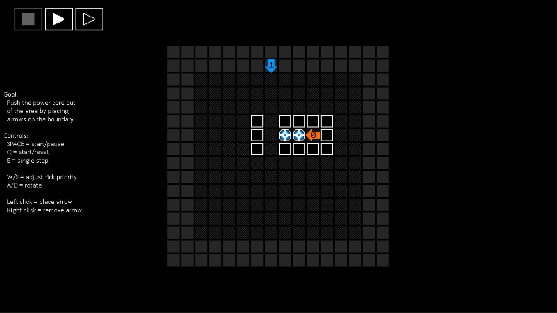 The Area Where You Can't Place Arrows - Screenshot