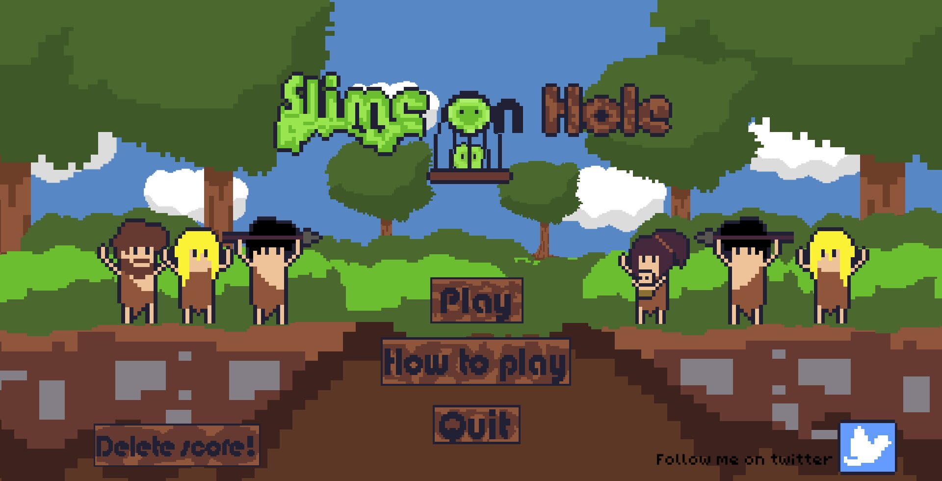 Slime on Hole - Screenshot