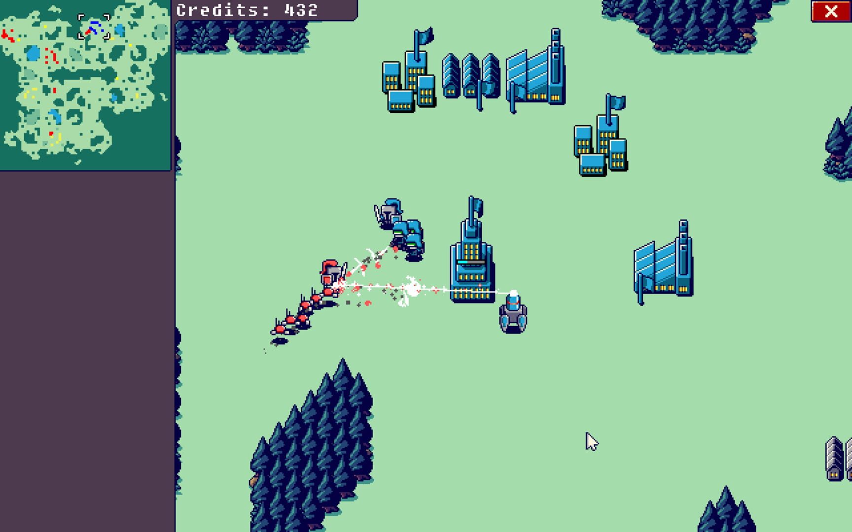 Tiny Pixel Wars - Screenshot