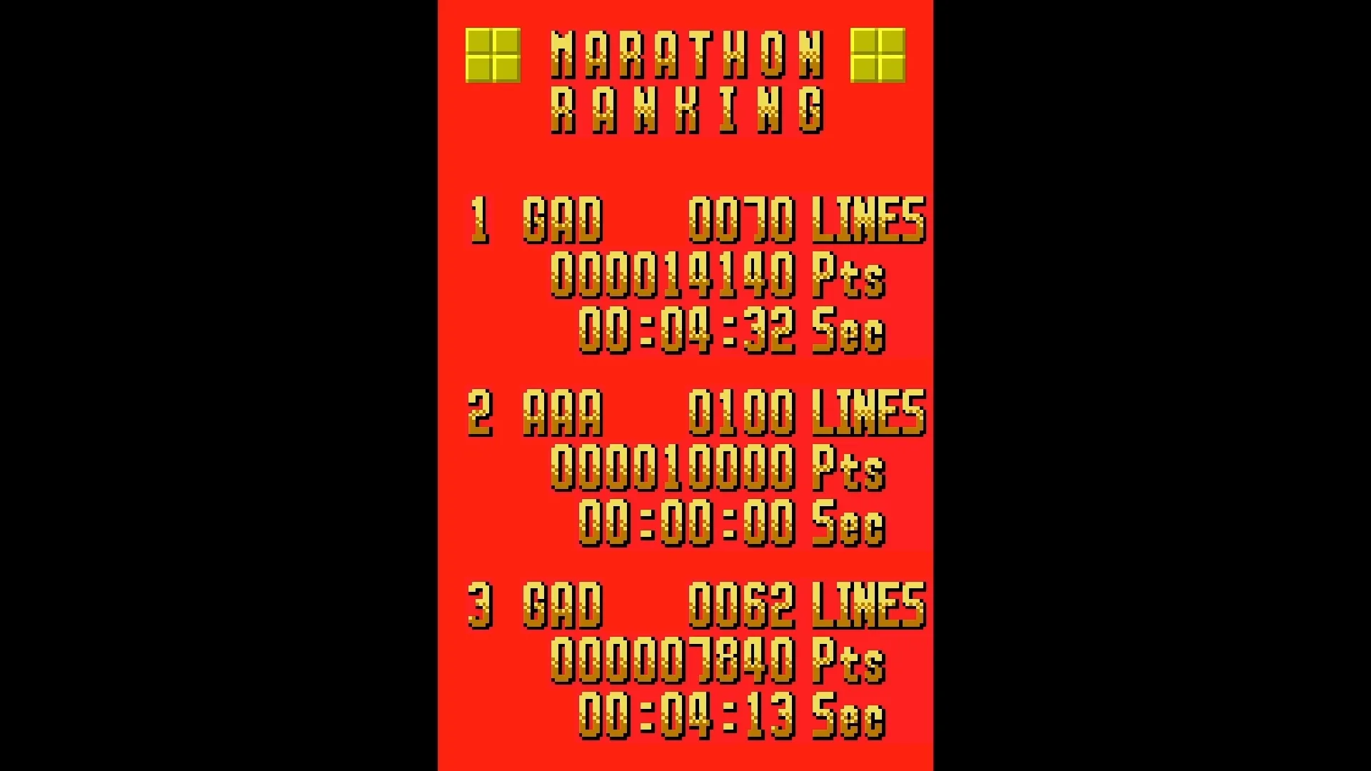 Captura de pantalla - Tetris