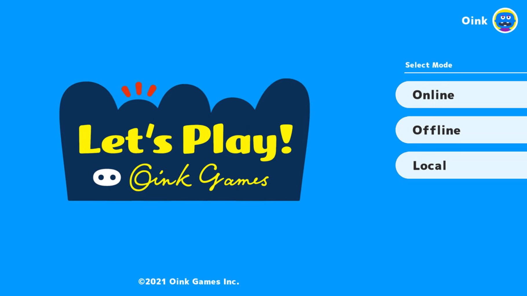 Let's Play! Oink Games screenshot