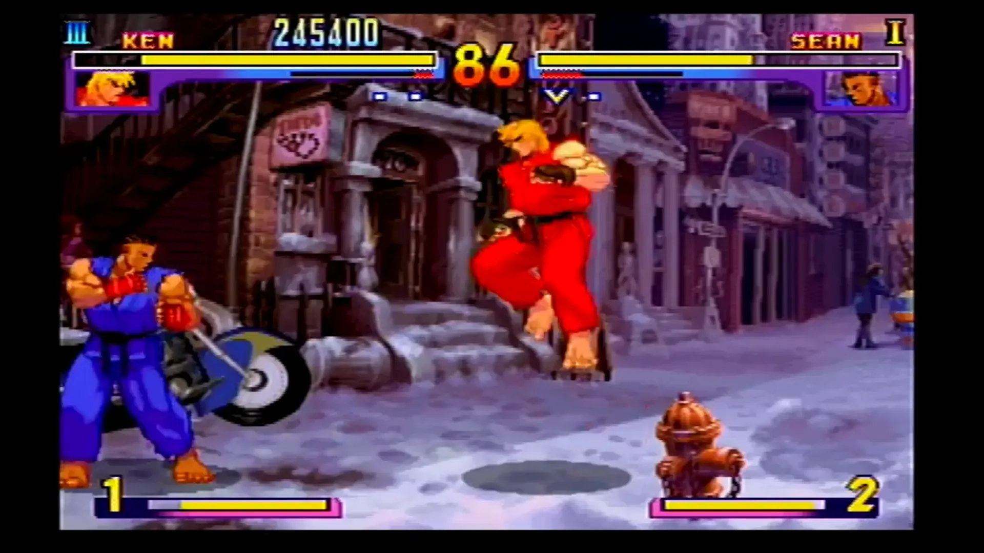Captura de pantalla - Street Fighter III: Double Impact
