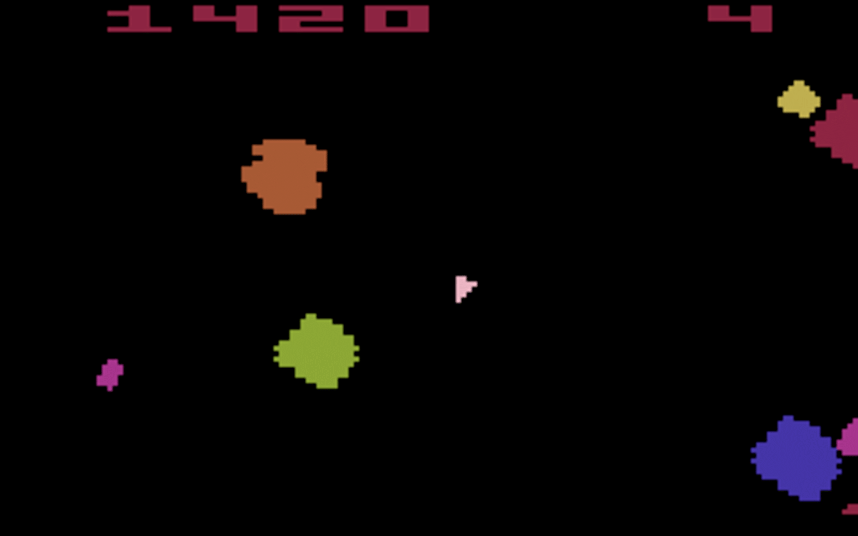 Asteroids screenshot