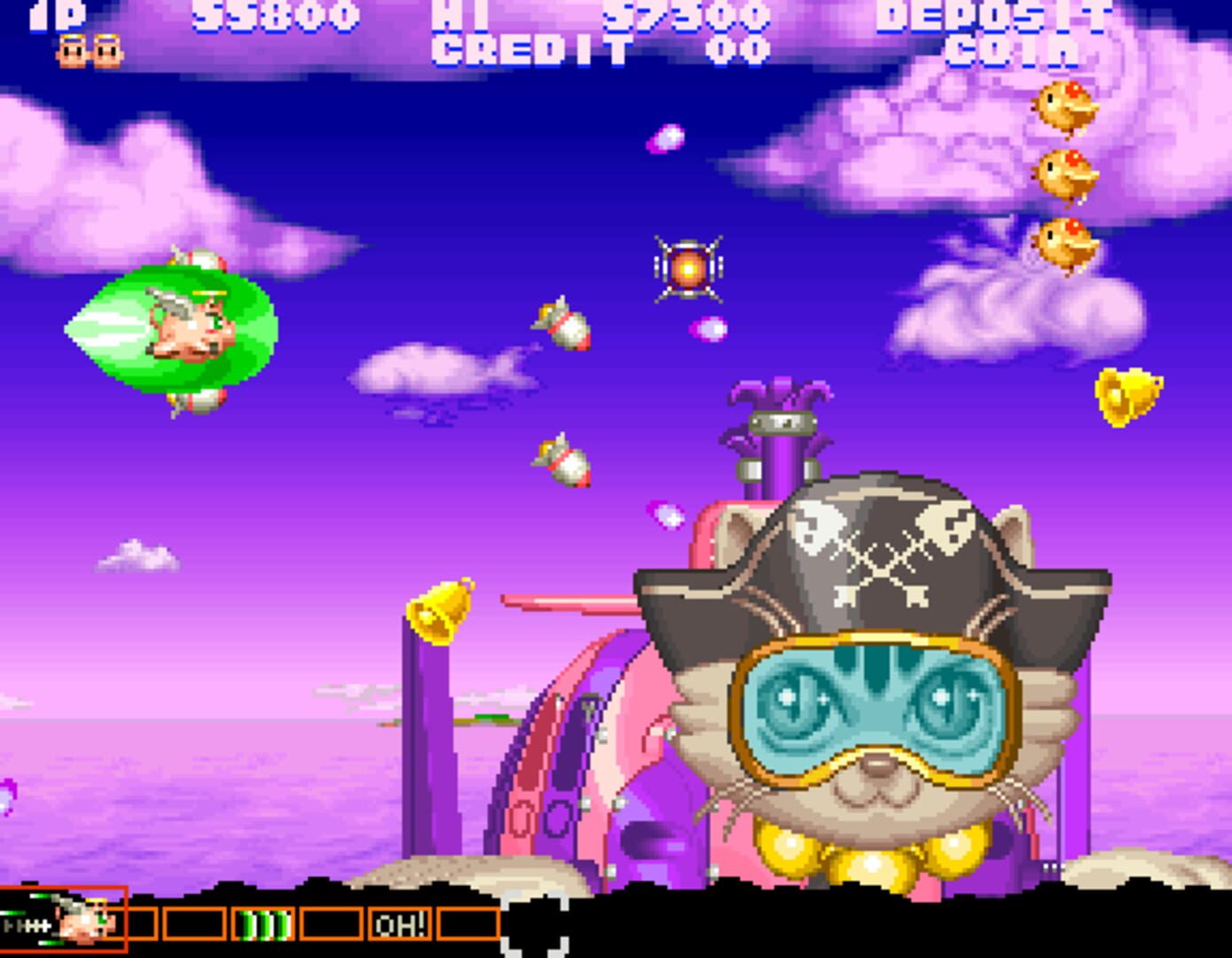 Captura de pantalla - Gokujou Parodius: Kako no Eikou wo Motomete