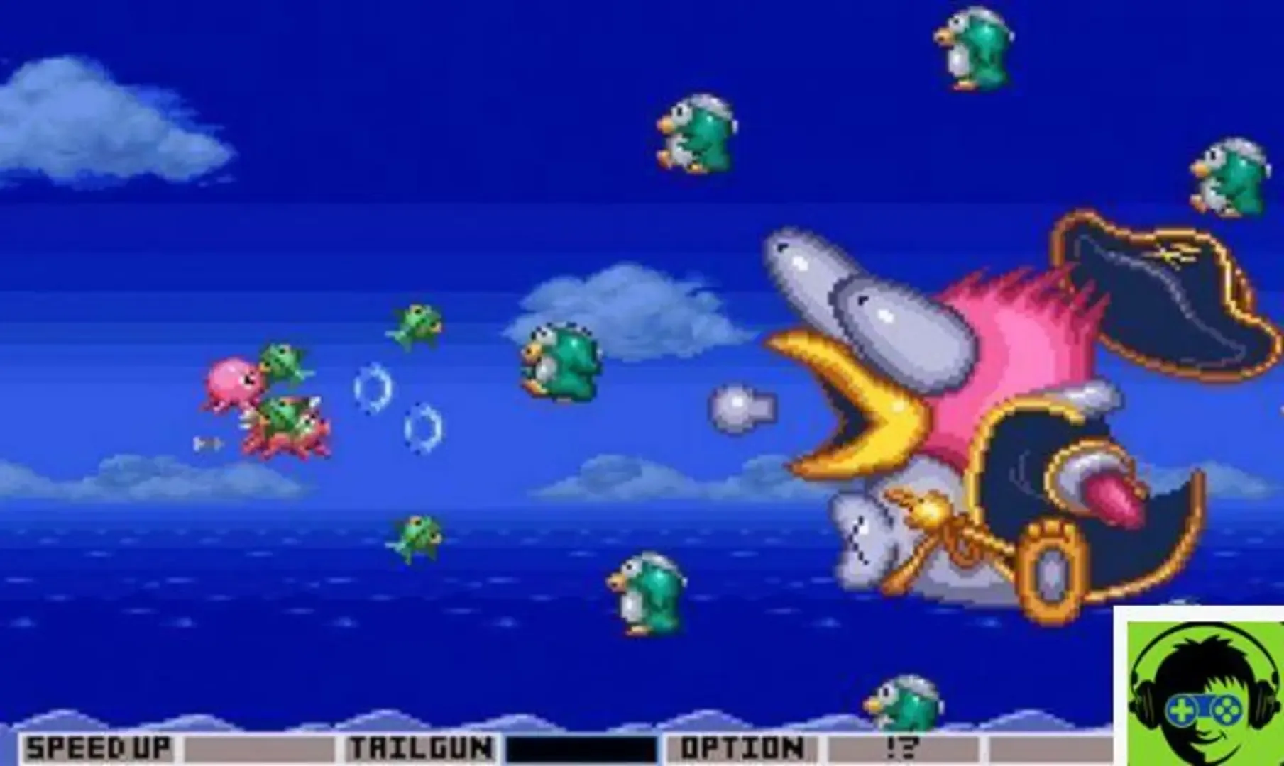Captura de pantalla - Parodius