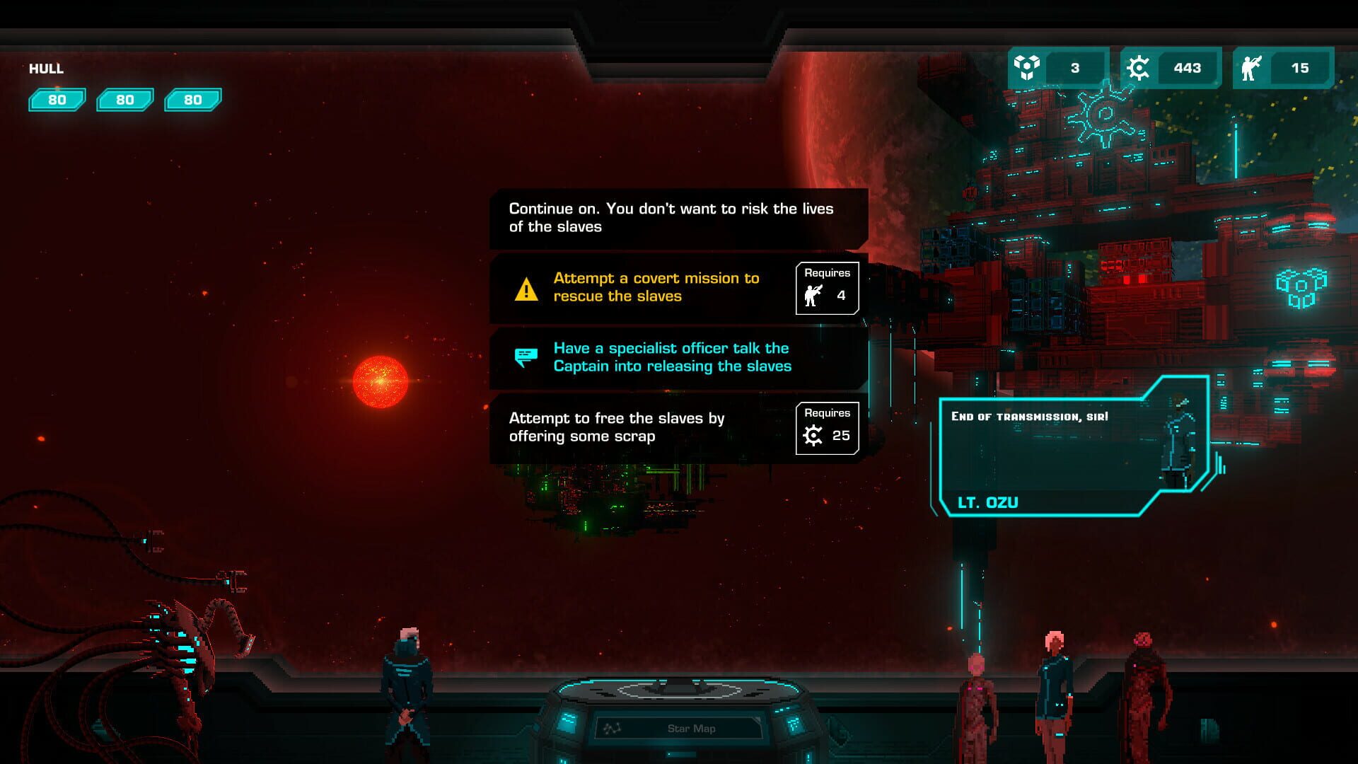 Crying Suns: Deluxe Edition - Screenshot