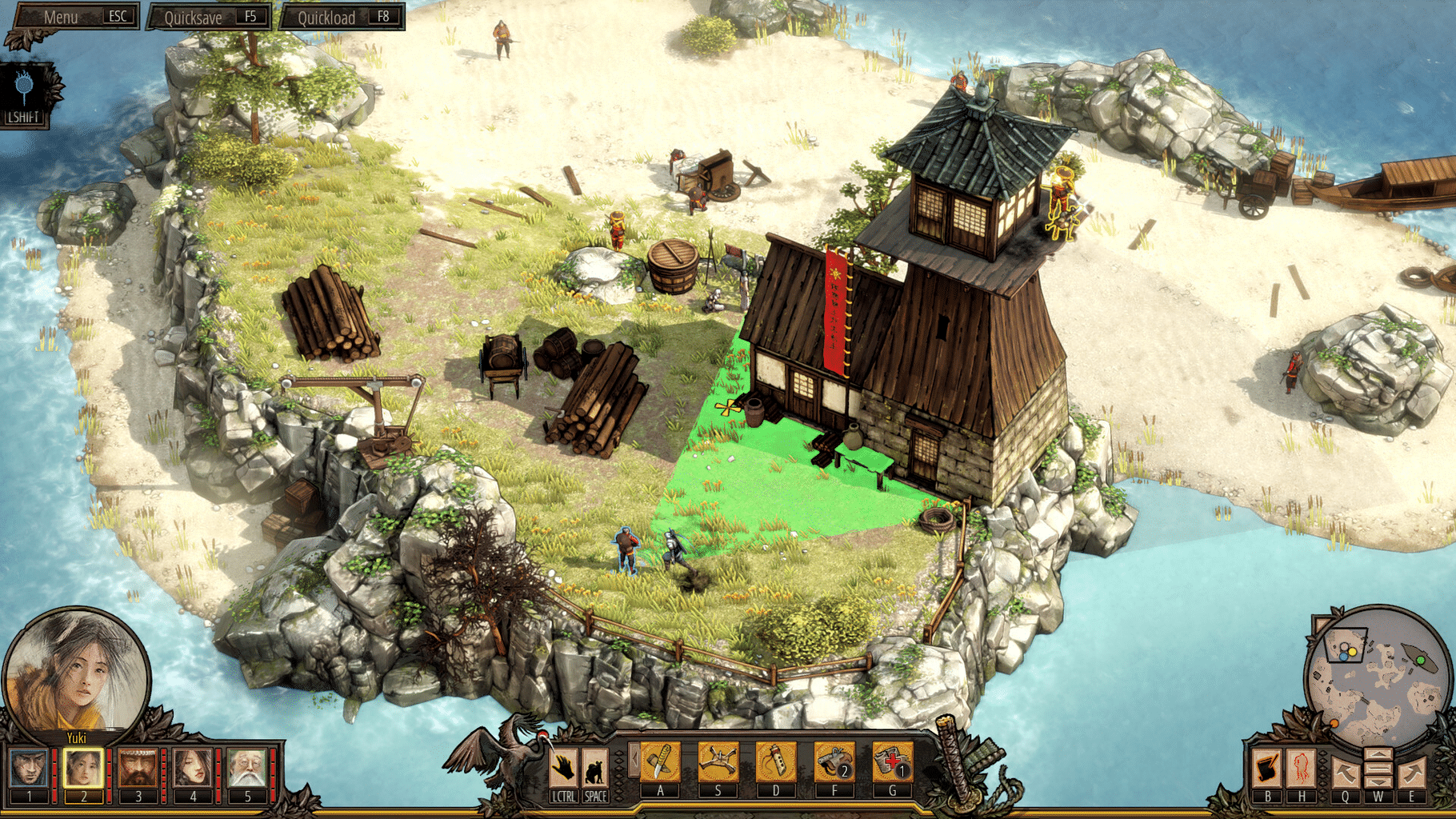 Shadow Tactics: Anniversary Bundle screenshot