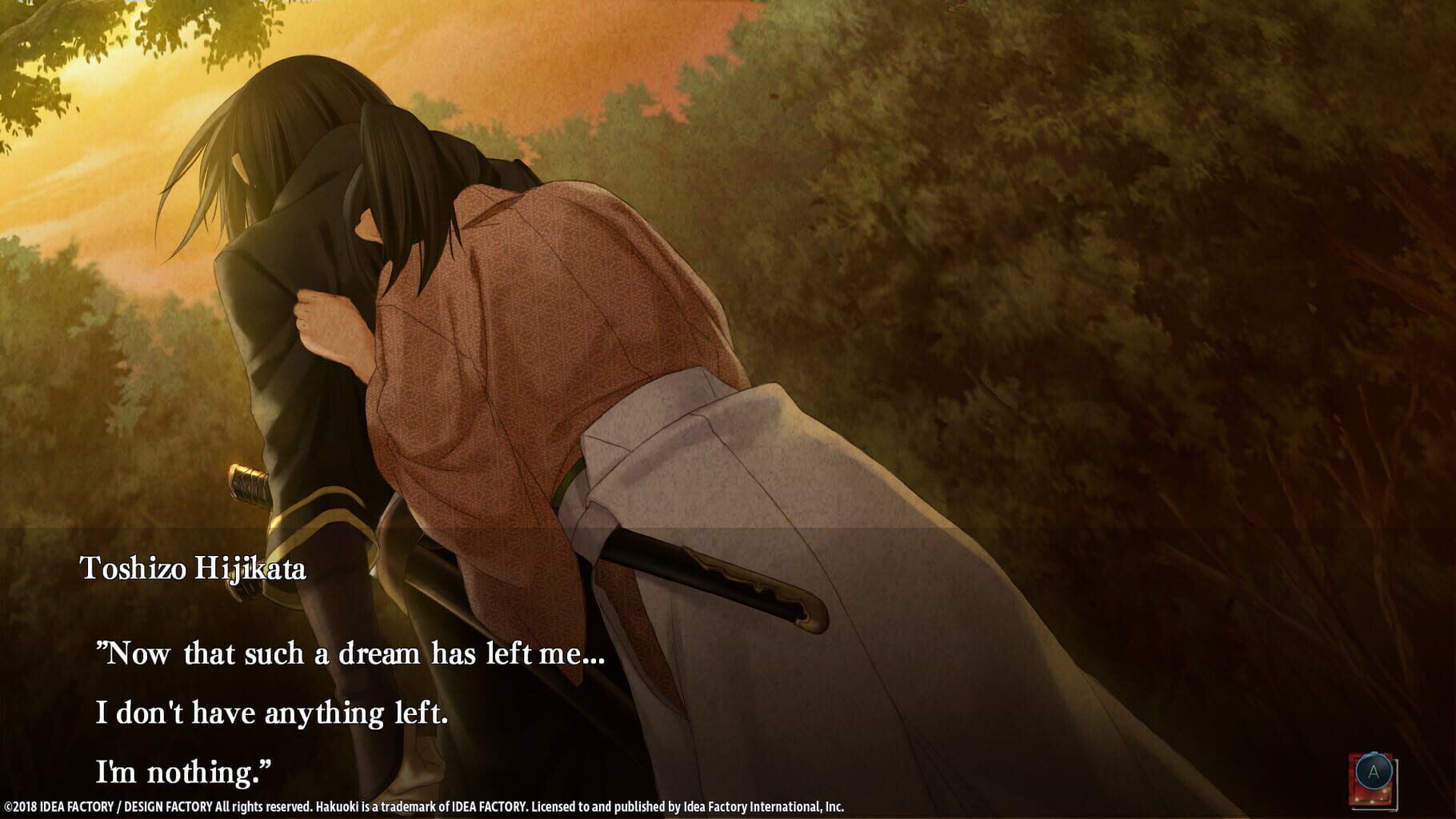 Captura de pantalla - Hakuoki: Edo Blossoms - Deluxe Edition