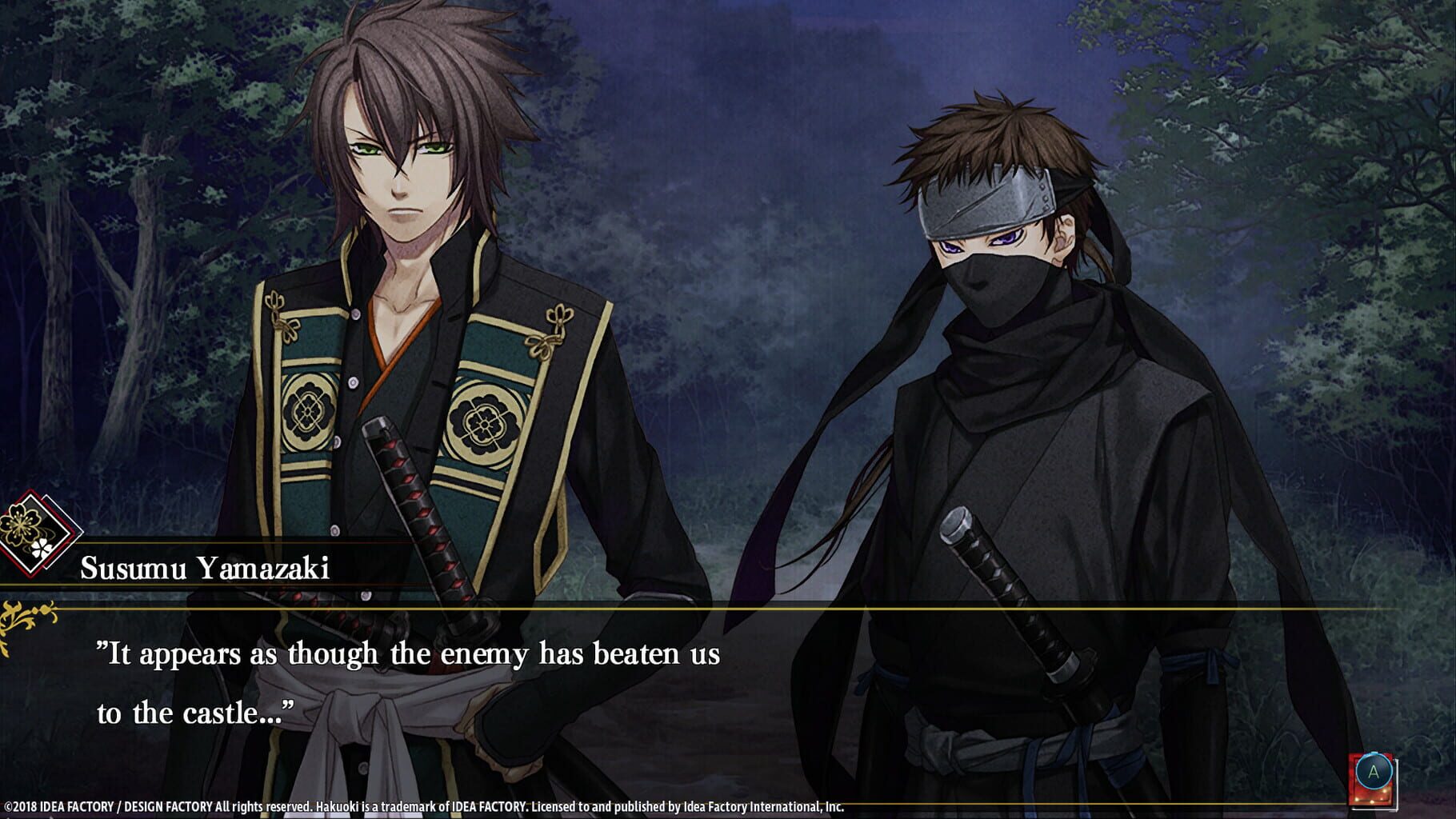 Captura de pantalla - Hakuoki: Edo Blossoms - Deluxe Edition