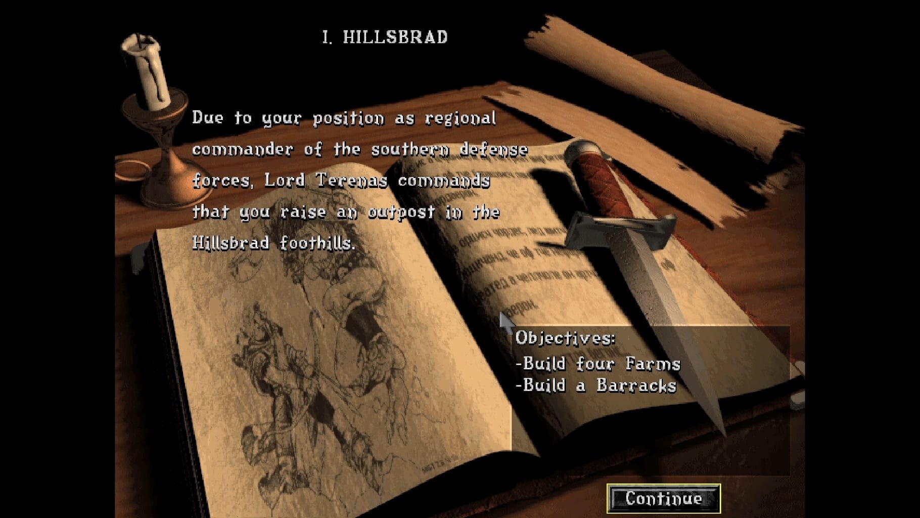 Captura de pantalla - Warcraft II: Tides of Darkness