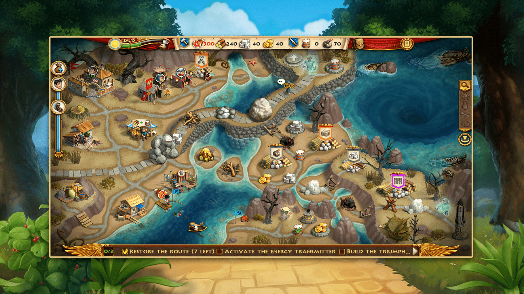 Roads of Rome: Portals - Collector's Edition screenshot