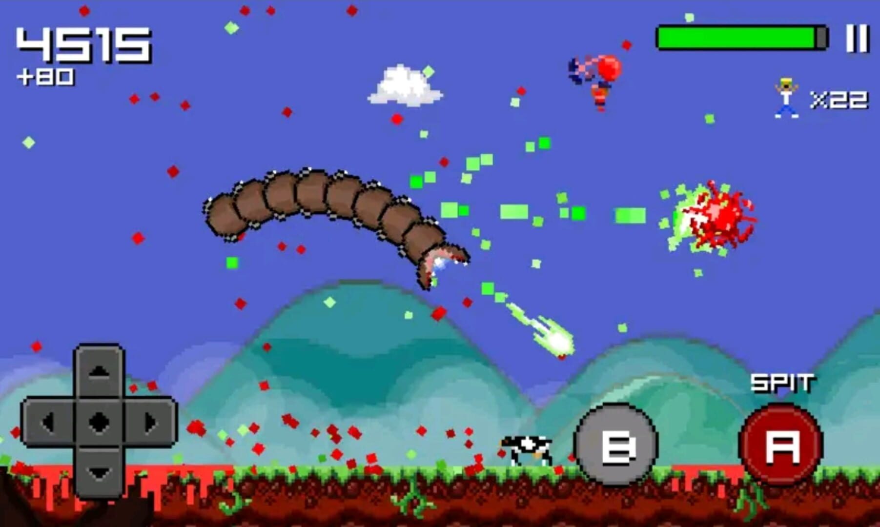 Super Mega Worm screenshots