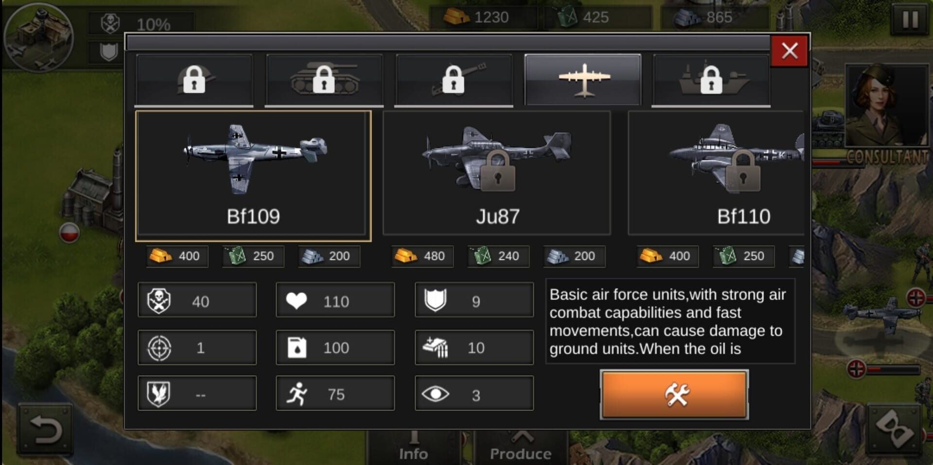 World War 2: Strategy Simulator - Screenshot