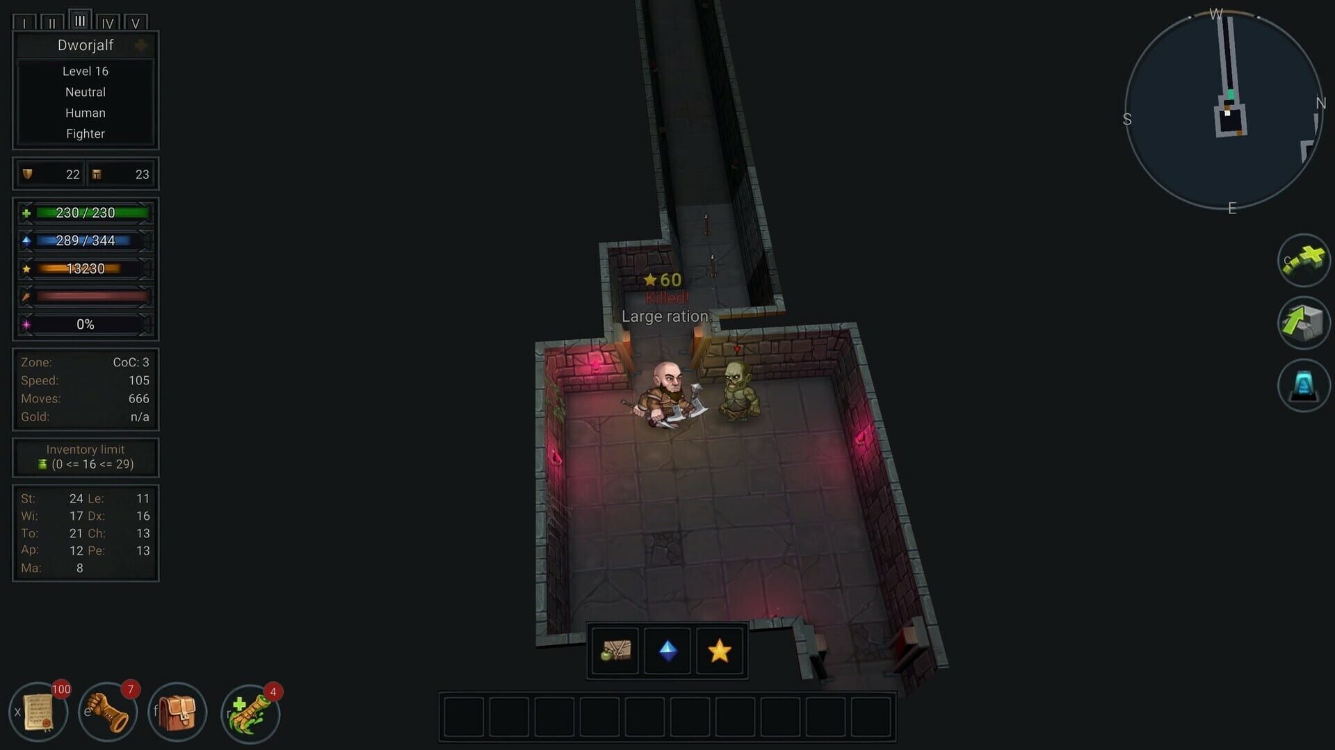 Ultimate ADOM: Caverns of Chaos - Save the World Edition - Screenshot