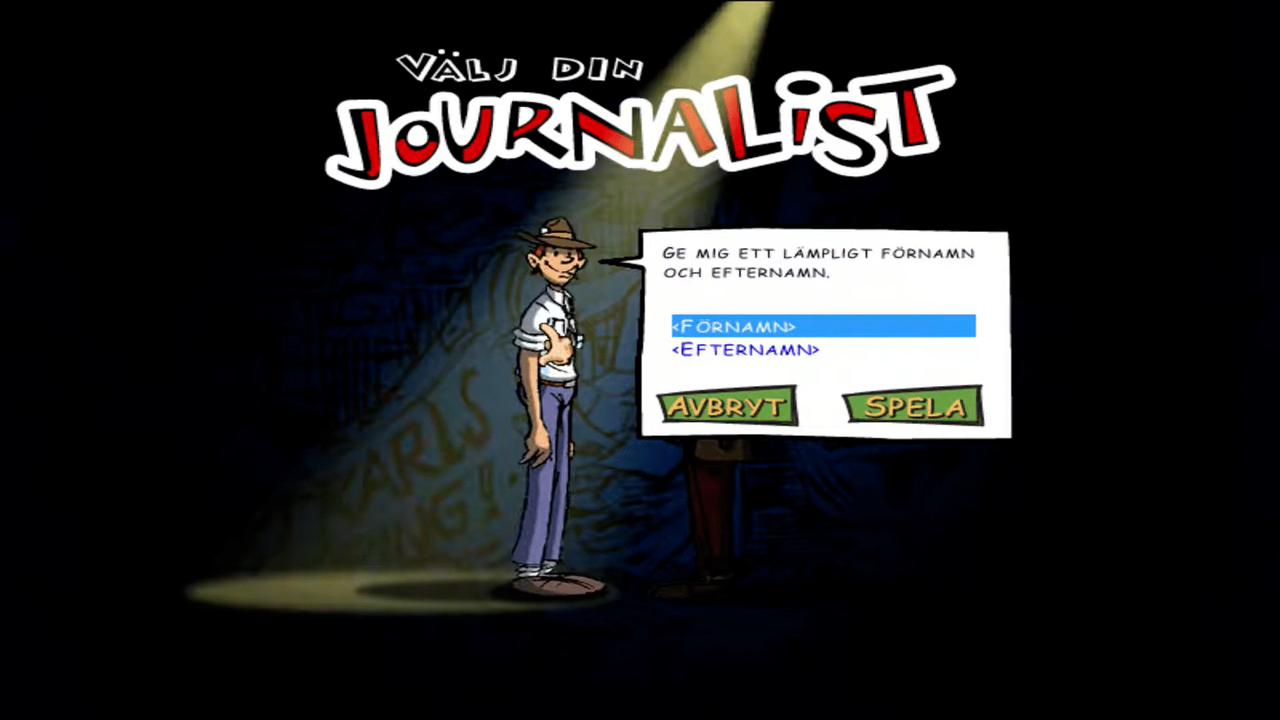 Journalist screenshot