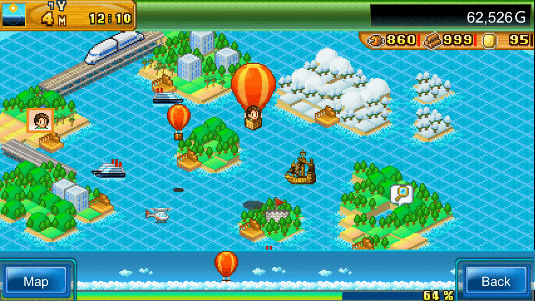 Beastie Bay DX screenshot