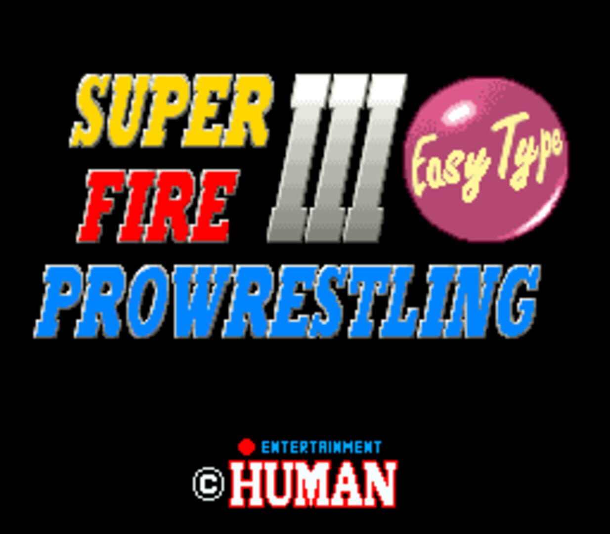 Captura de pantalla - Super Fire Pro Wrestling III: Easy Type