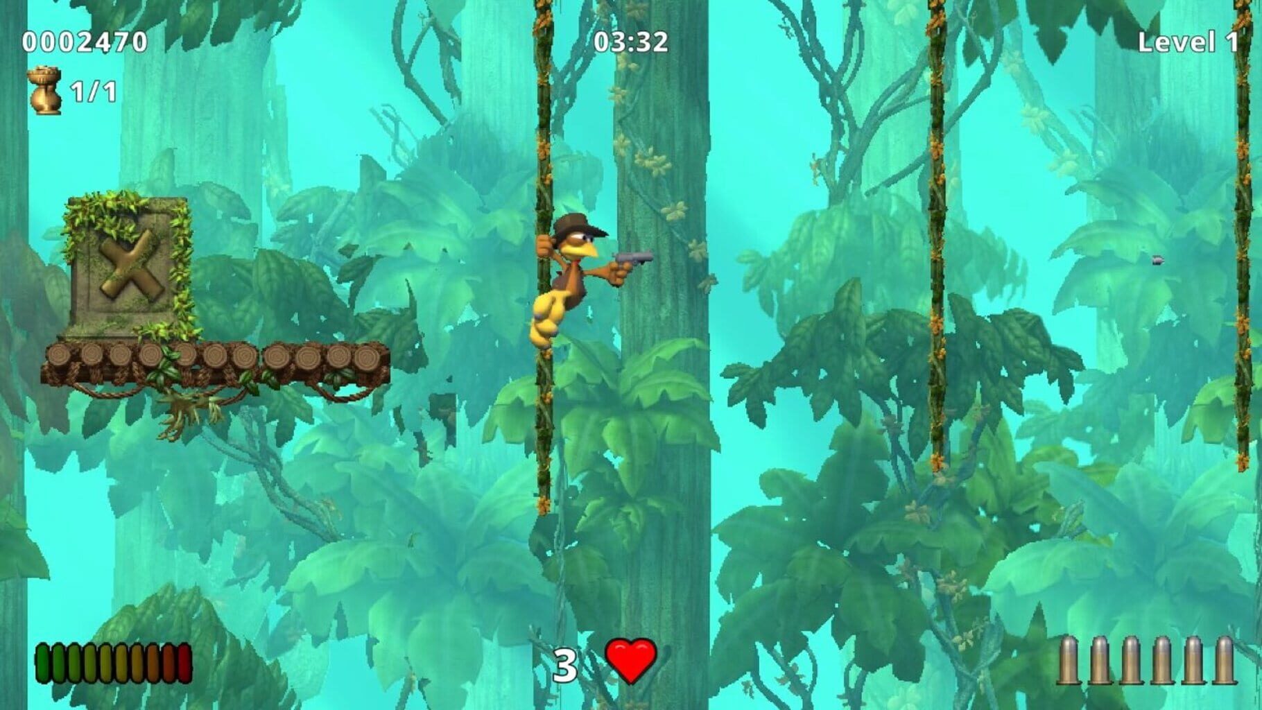 Moorhuhn Jump and Run: Traps and Treasures screenshot