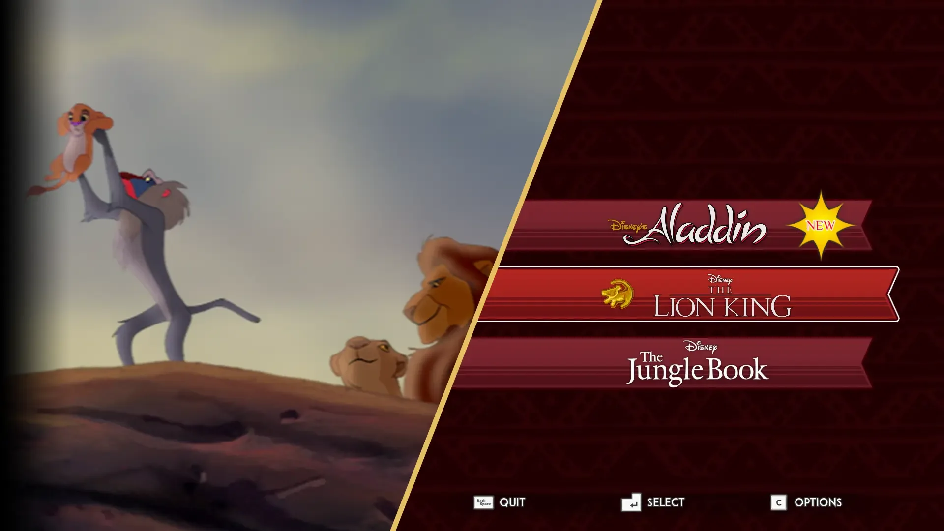 Captura de pantalla - Disney Classic Games Collection