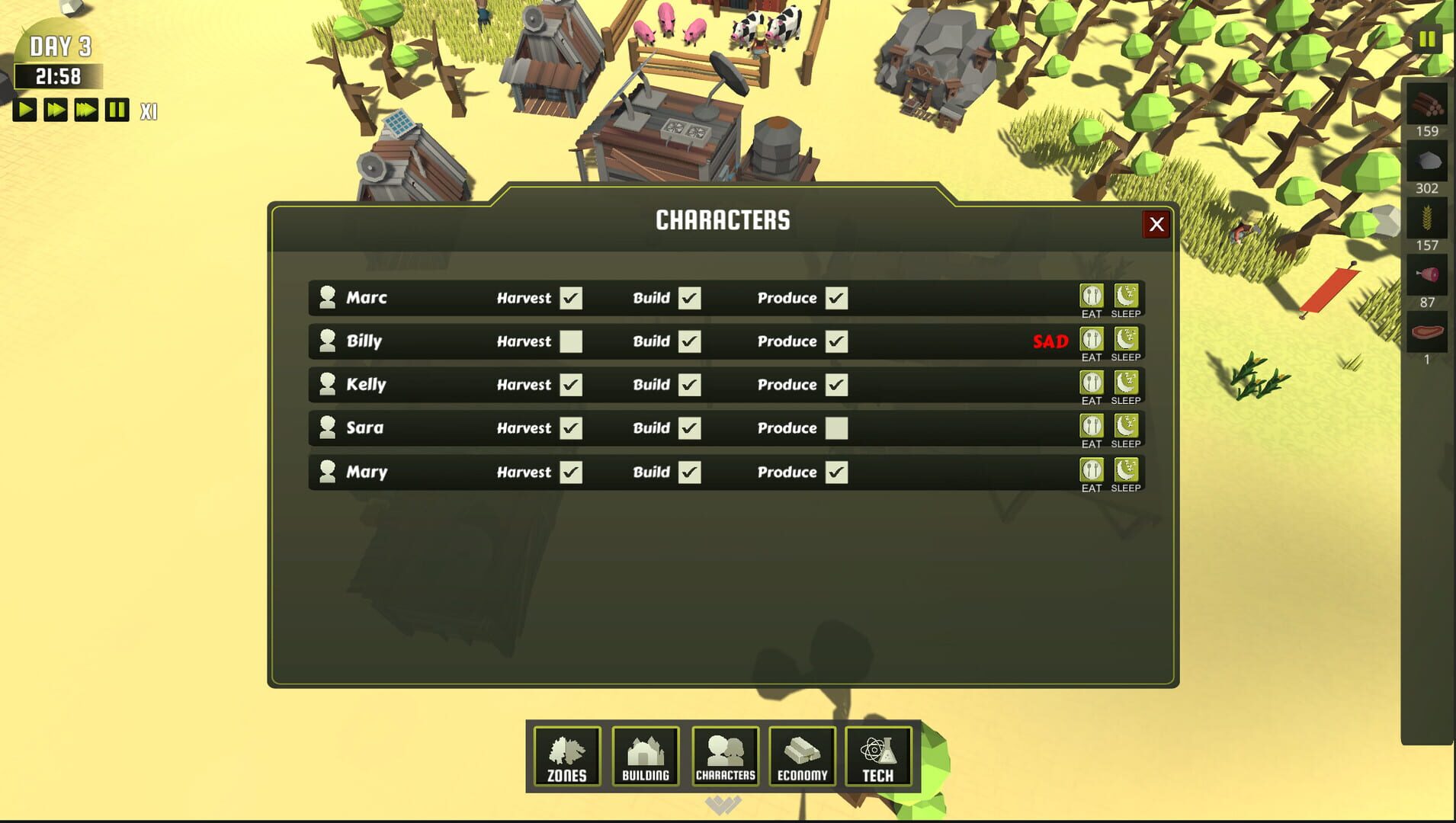 Colony Simulator - Screenshot