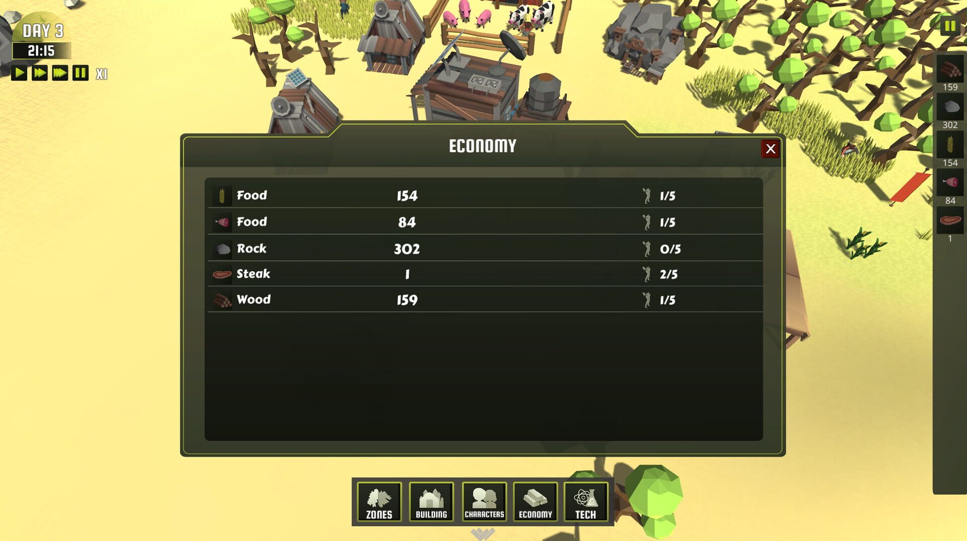 Colony Simulator - Screenshot