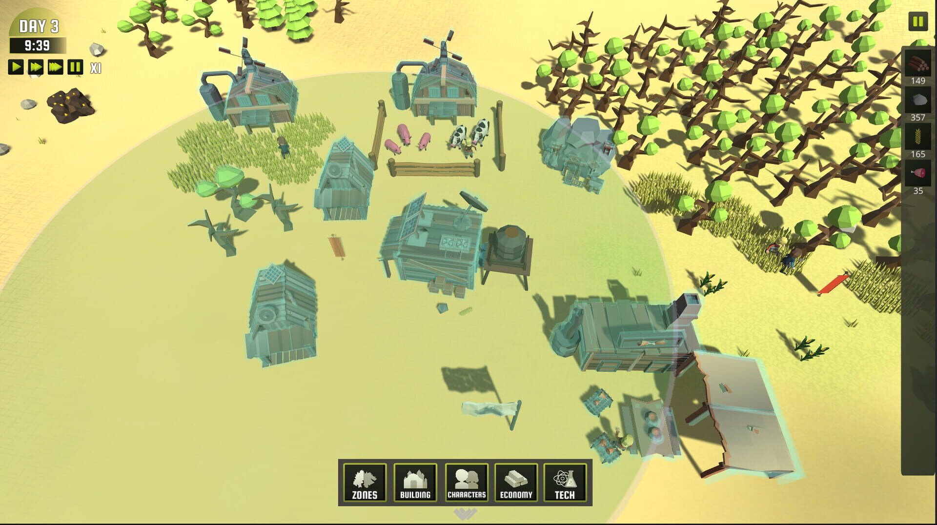 Colony Simulator - Screenshot