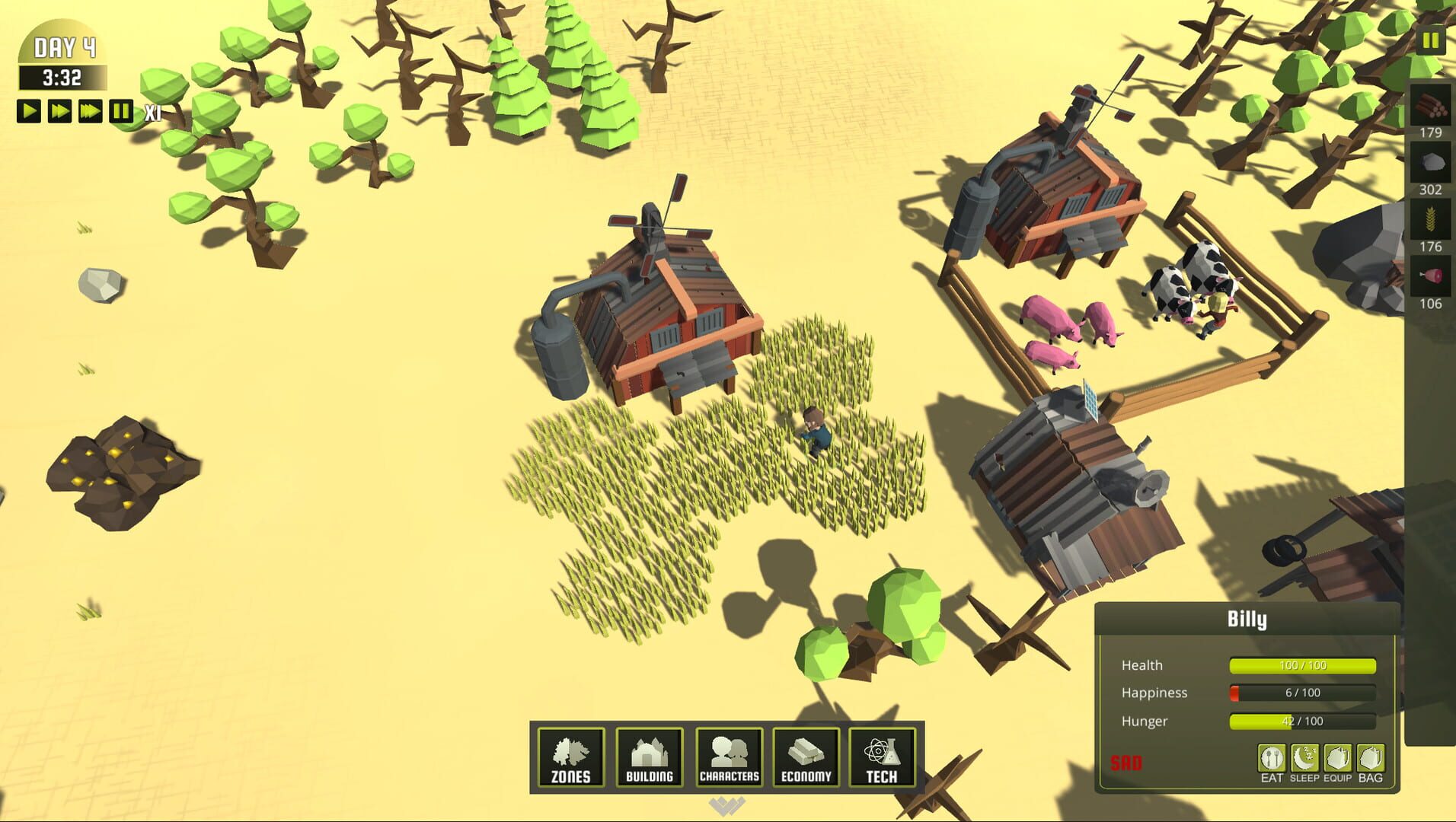Colony Simulator - Screenshot
