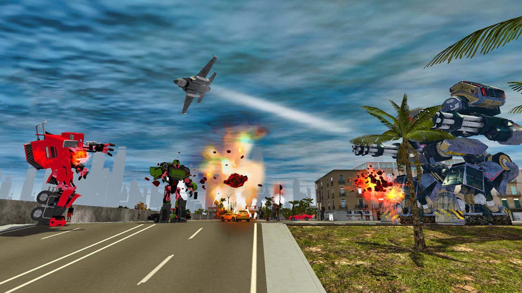 Robot Car War: Transform Battle Machines screenshot