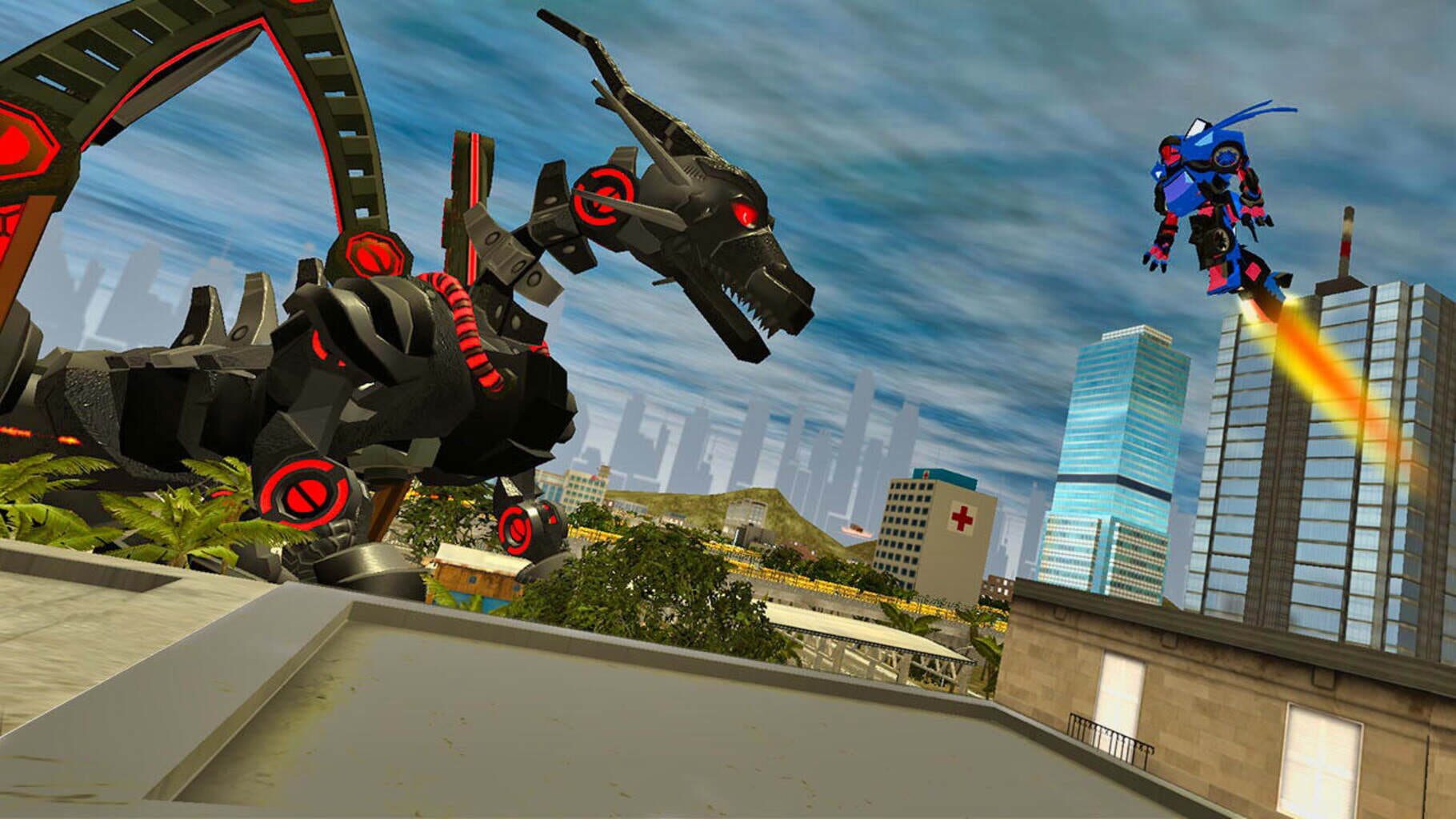 Robot Car War: Transform Battle Machines screenshot