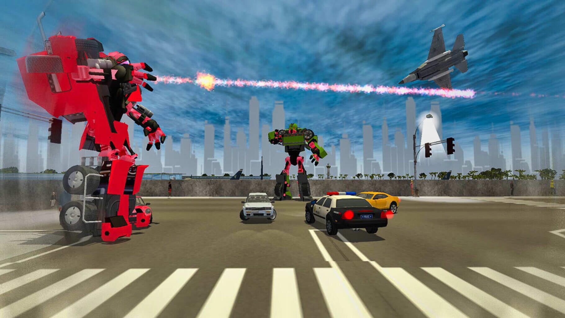 Robot Car War: Transform Battle Machines screenshot