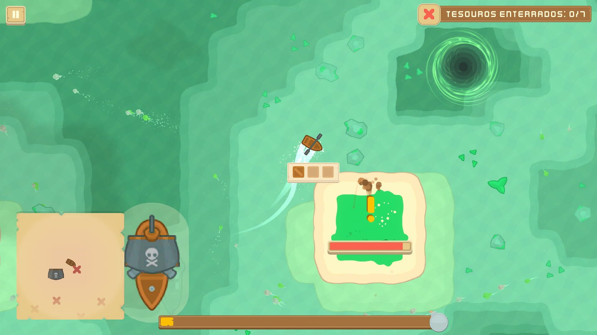 Bury Treasure - Screenshot