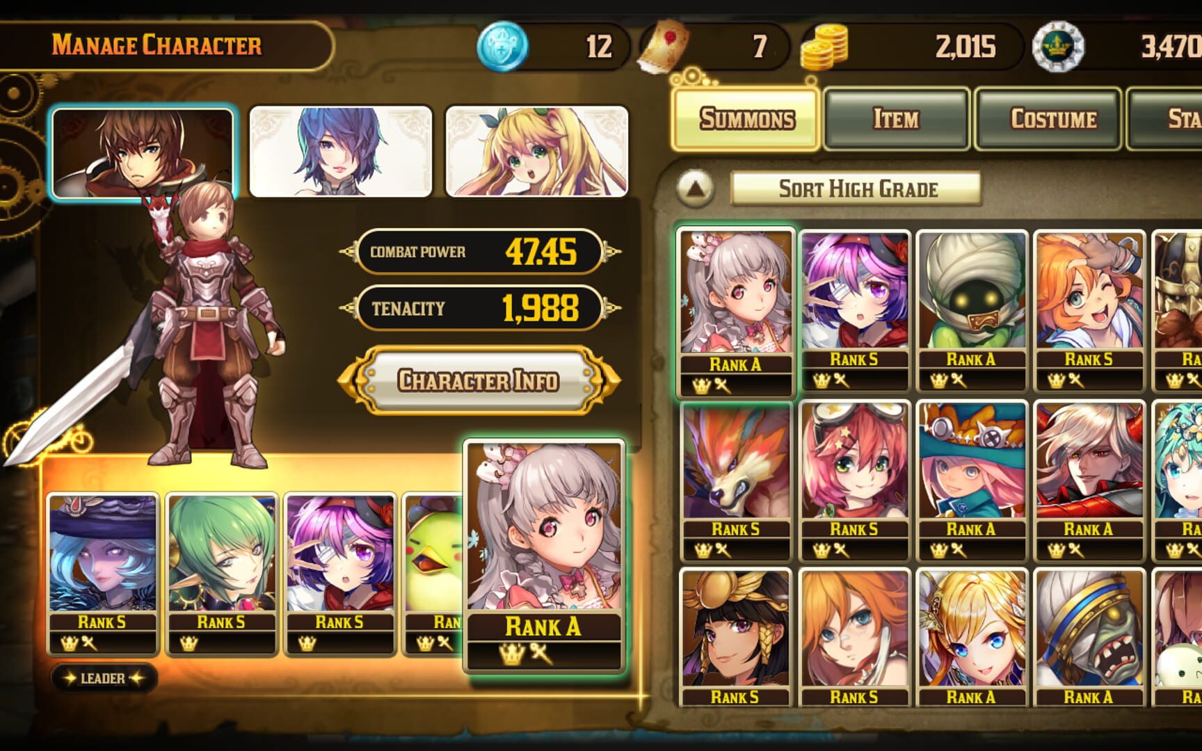 Nine Hearts - Screenshot