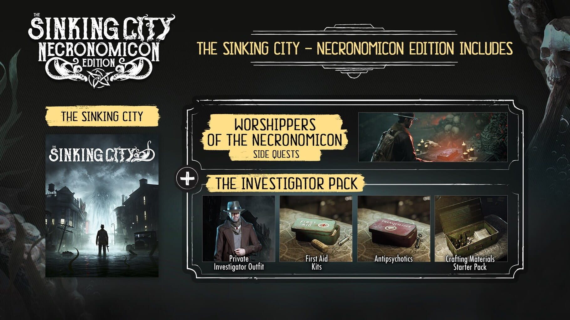 Captura de pantalla - The Sinking City: Necronomicon Edition