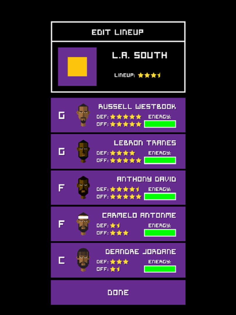 Retro Basketball Coach 2022 - Screenshot