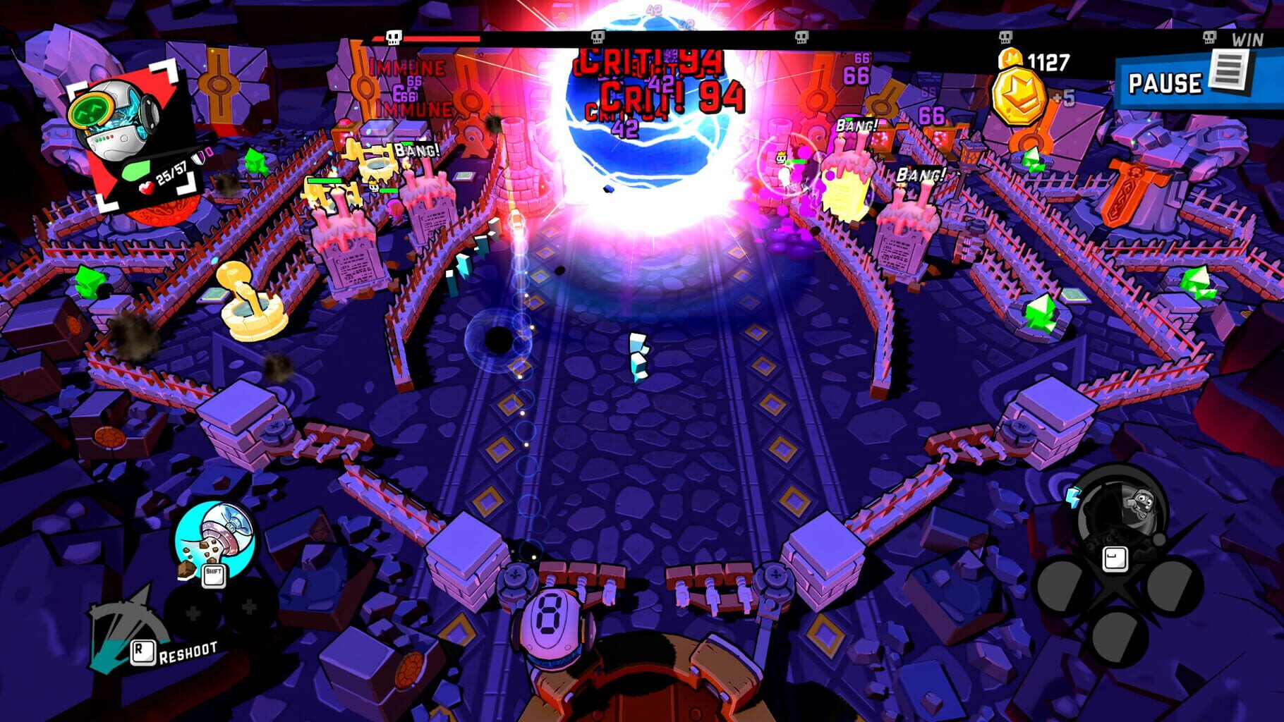 Zombie Rollerz: Pinball Heroes screenshot