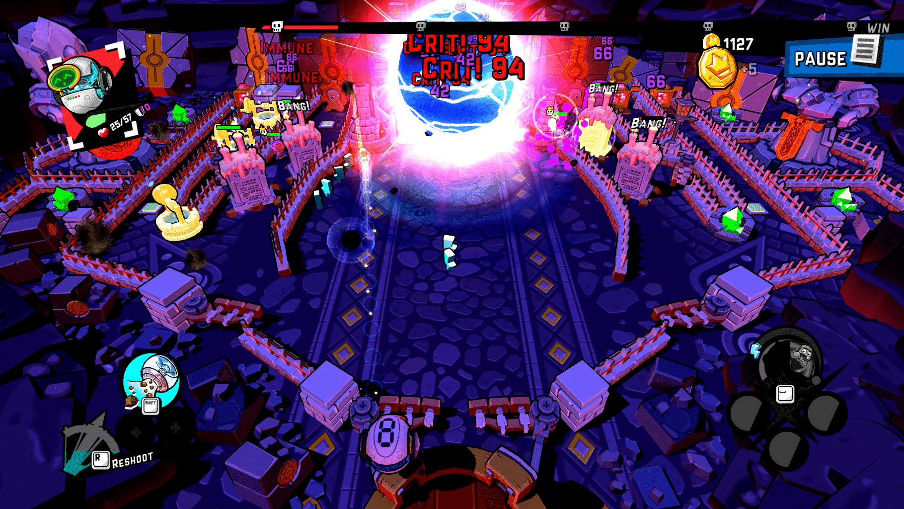 Zombie Rollerz: Pinball Heroes screenshot