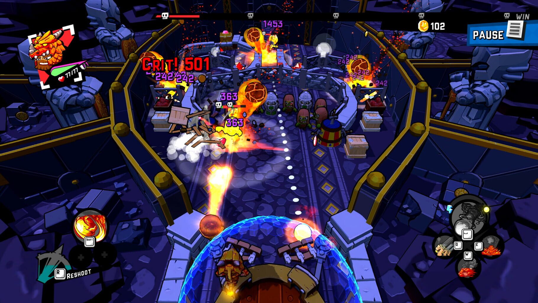 Zombie Rollerz: Pinball Heroes screenshot