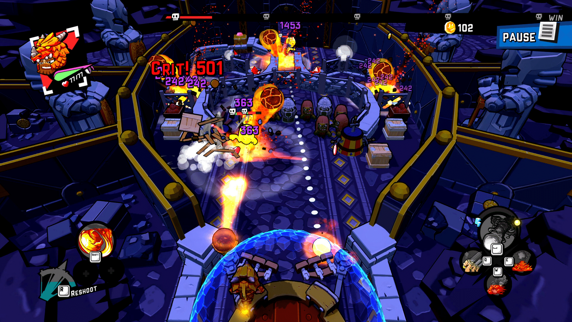 Zombie Rollerz: Pinball Heroes screenshot