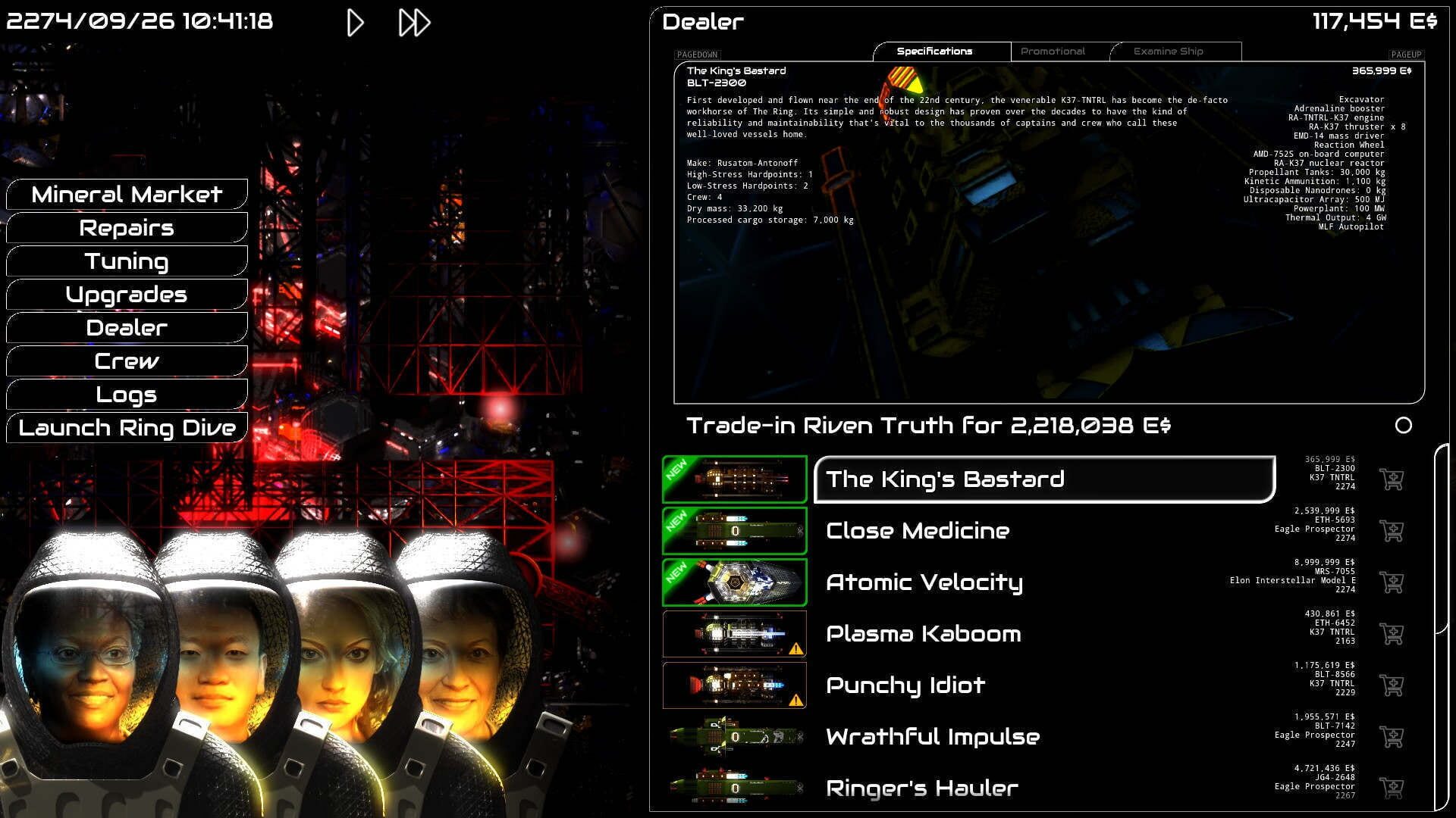 Rings of Saturn: Tungsten Edition - Screenshot