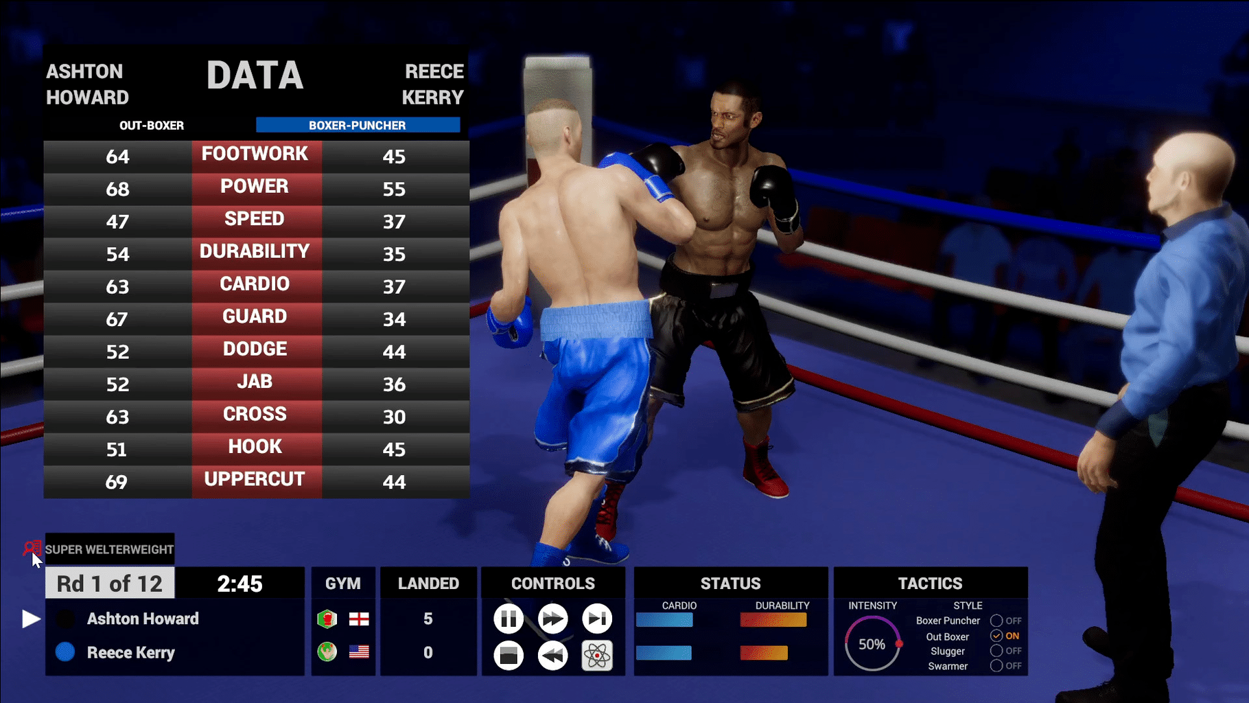 Boxing Club Manager screenshot