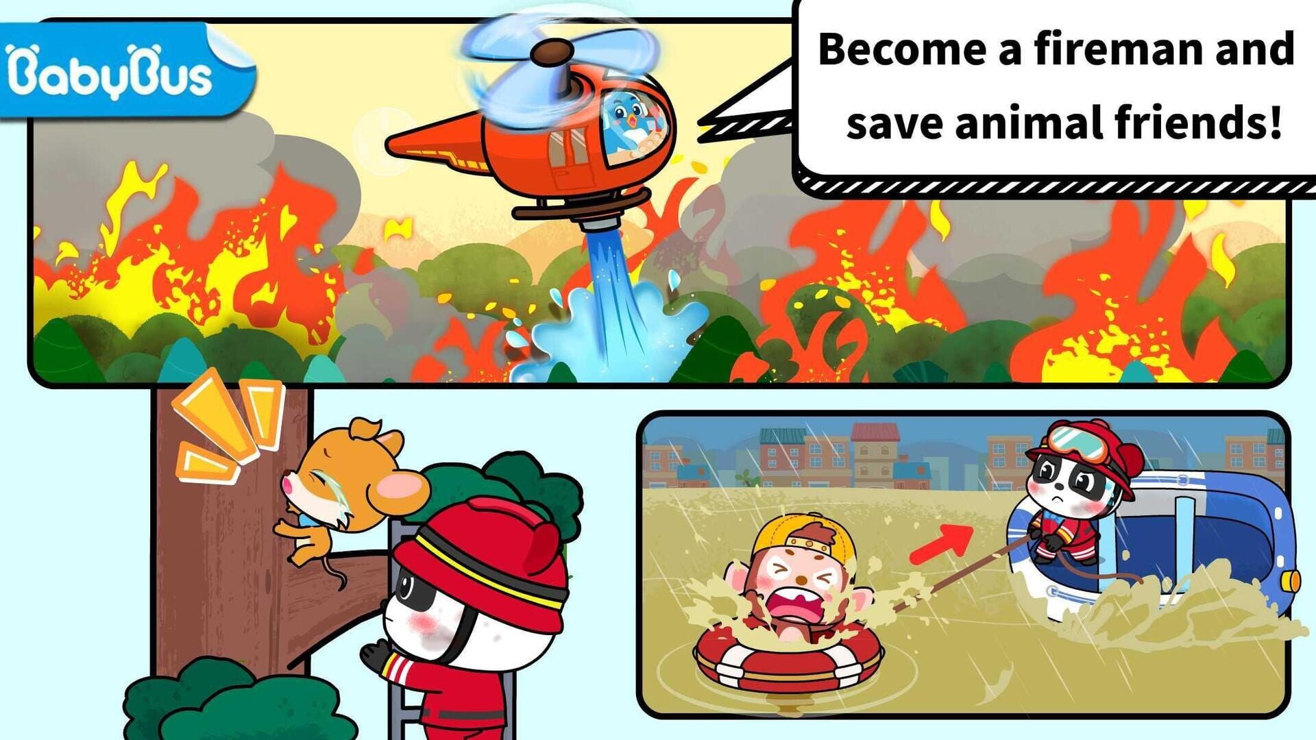 Baby Panda's Fire Safety - Screenshot