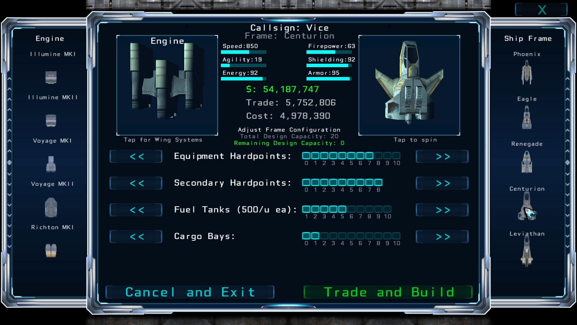 Evochron Mobile - Screenshot