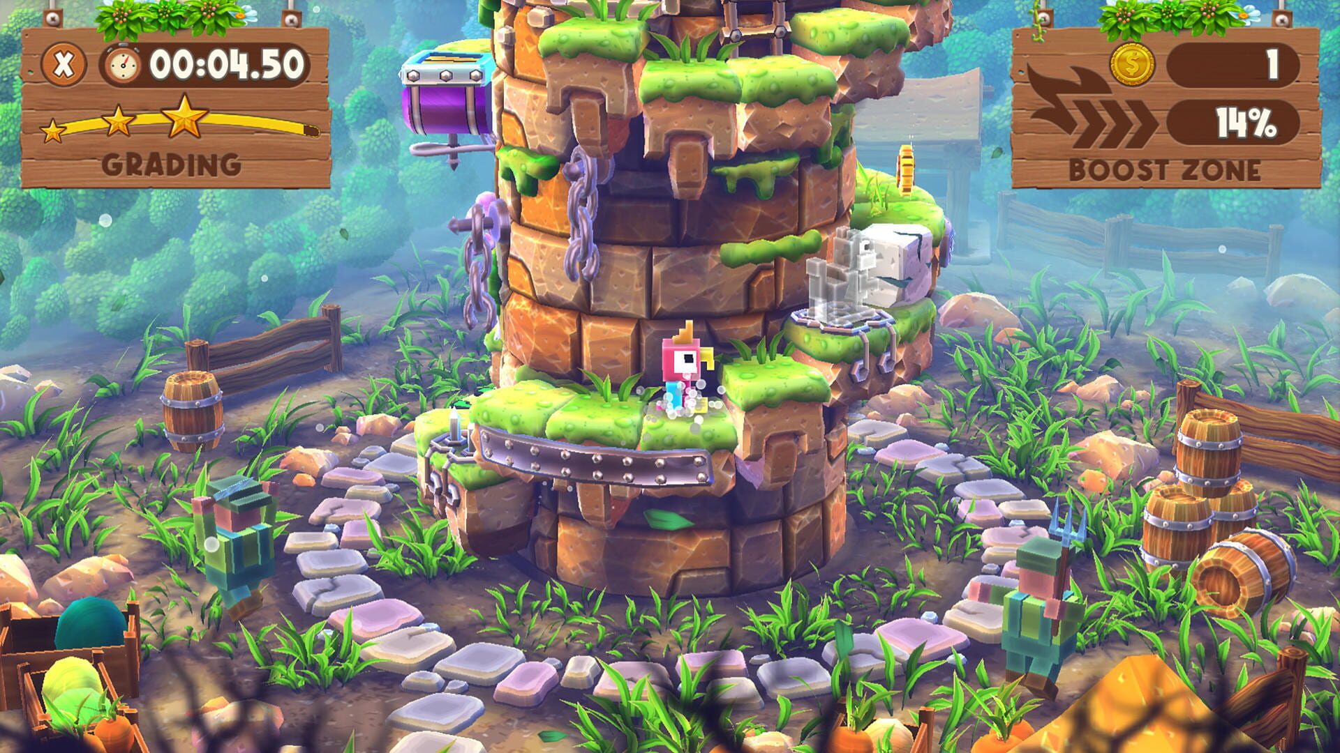 Blocky Castle: Tower Challenge - Screenshot