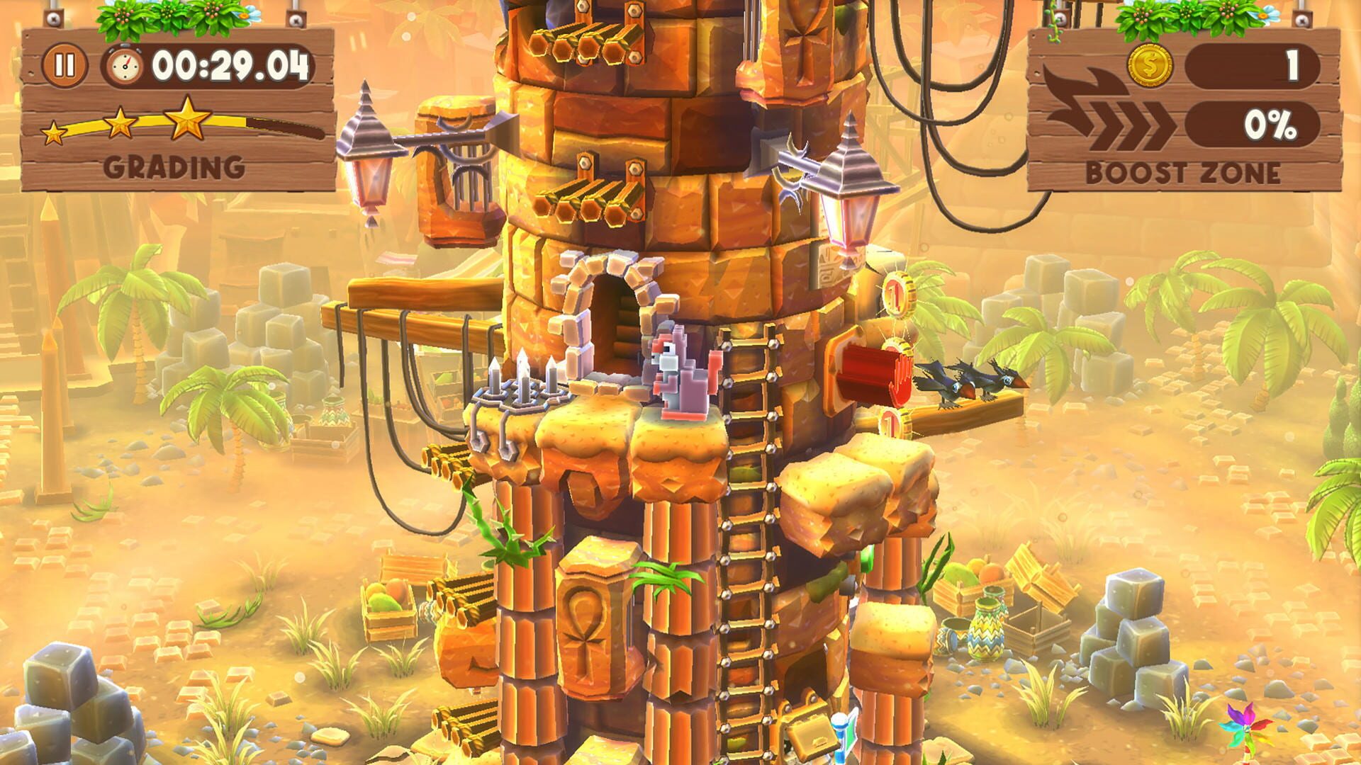 Blocky Castle: Tower Challenge - Screenshot
