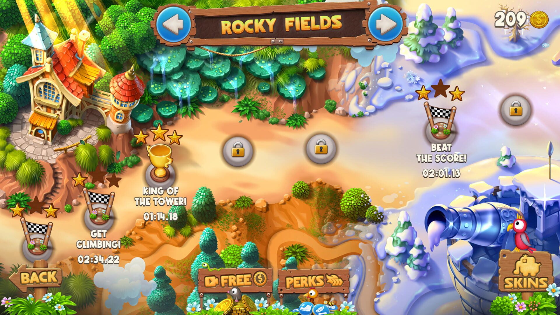 Blocky Castle: Tower Challenge - Screenshot