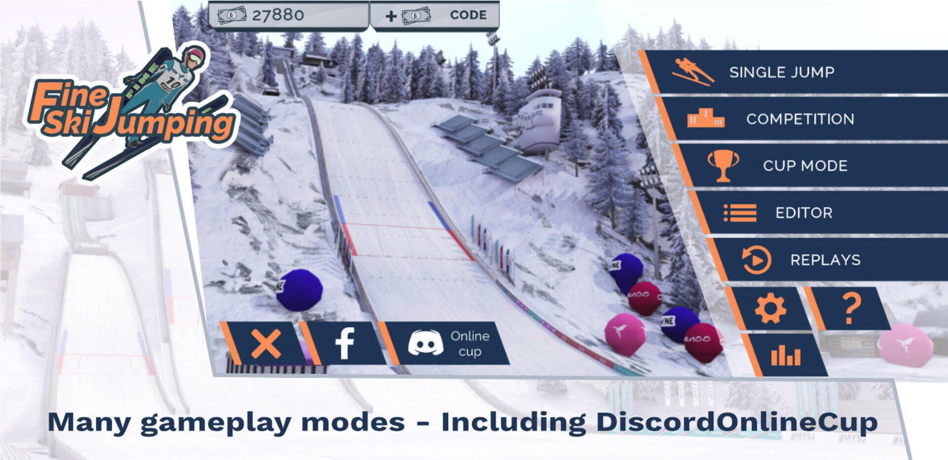 Fine Ski Jumping - Screenshot