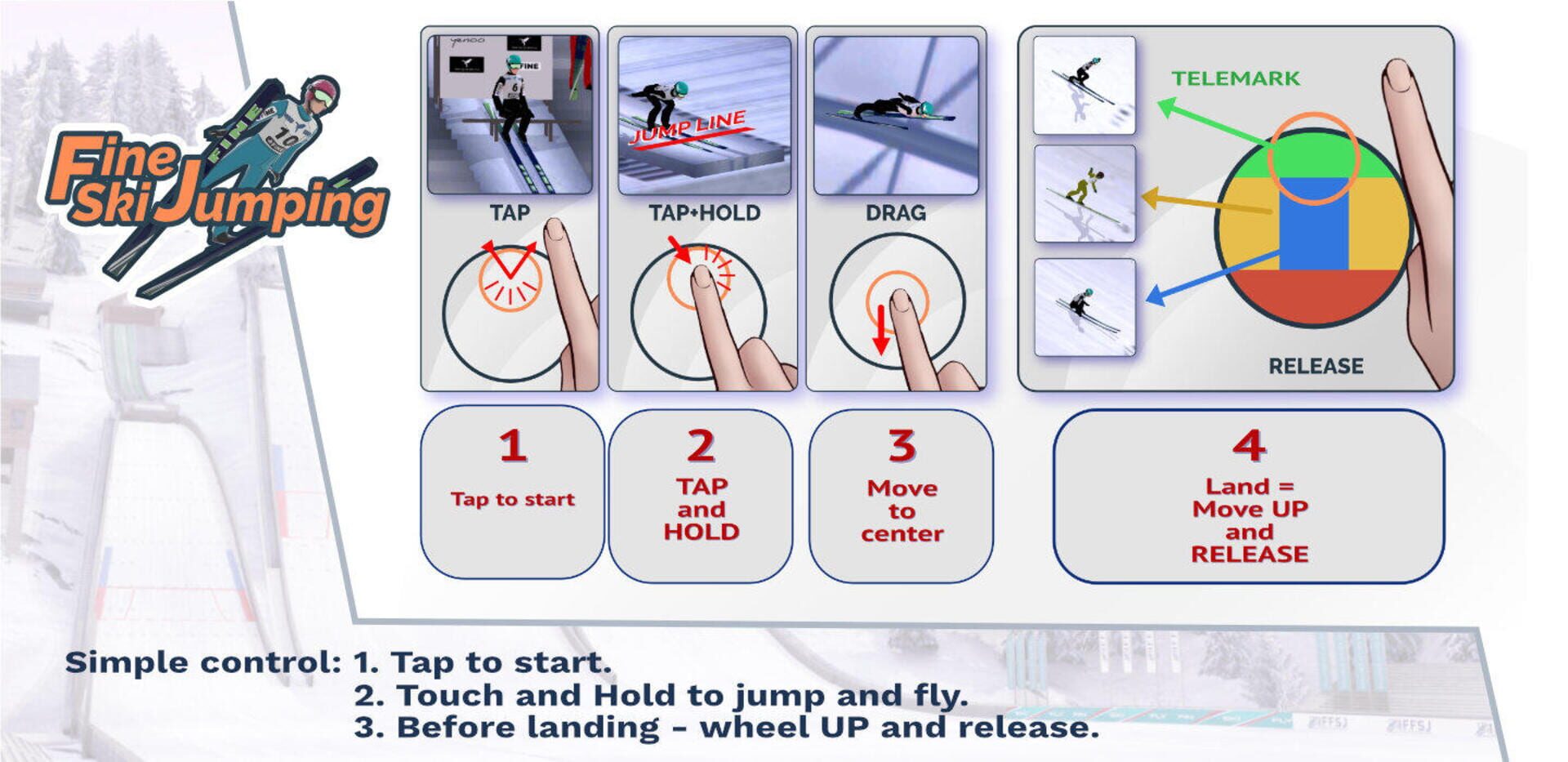 Fine Ski Jumping - Screenshot