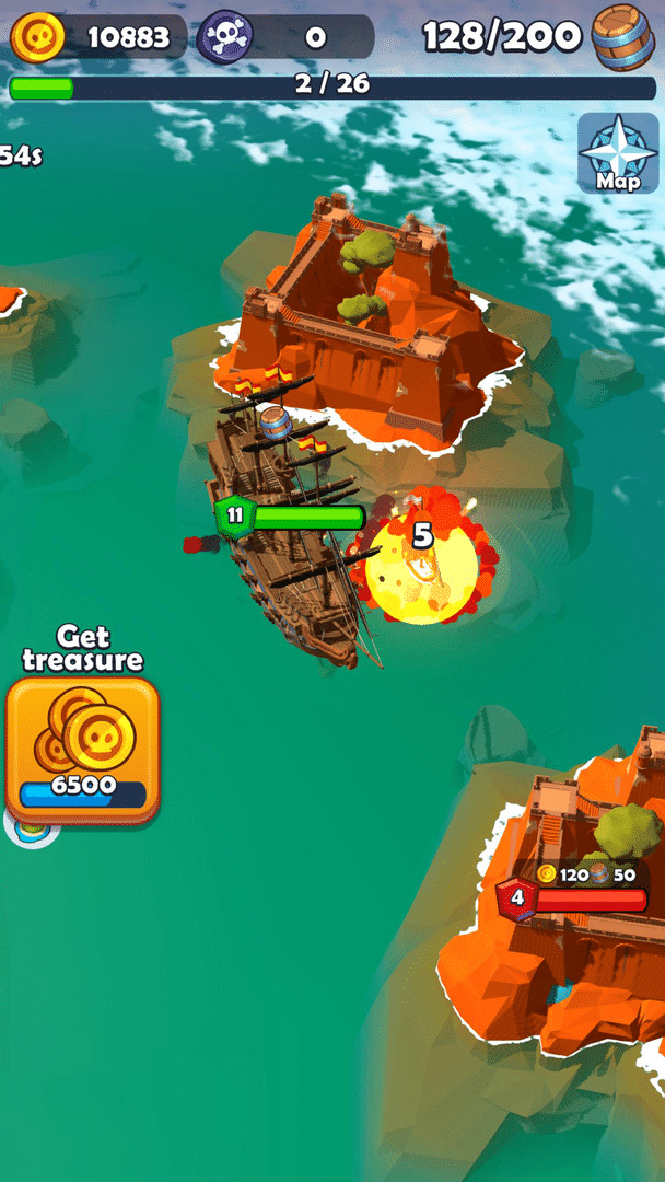 Pirate Raid: Caribbean Battle screenshot