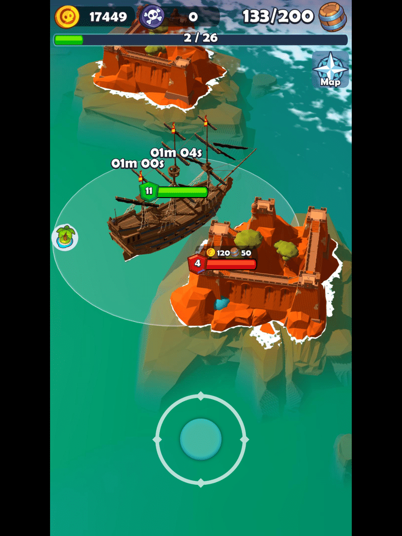 Pirate Raid: Caribbean Battle screenshot