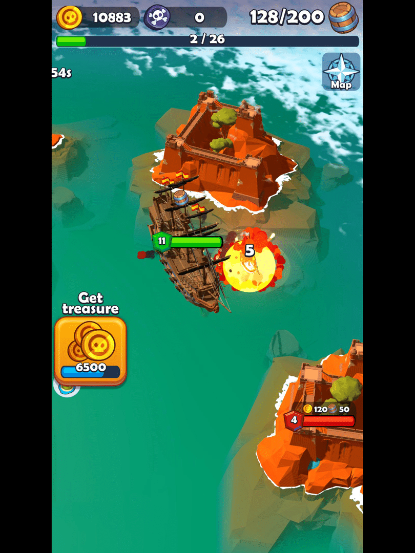 Pirate Raid: Caribbean Battle screenshot